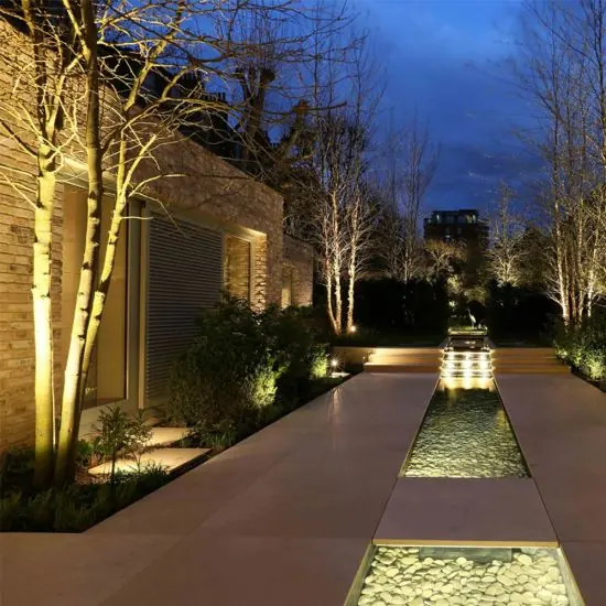 Outdoor Landscape LED Solar Powered in Ground Lights
